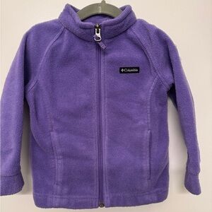 Columbia purple fleece 18-24 months
